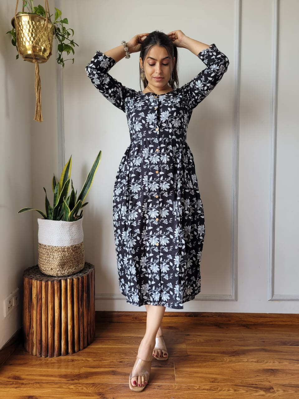 πβ¨ New Exclusive Launch β Bagru Hand-Printed One-Piece Dress β¨π