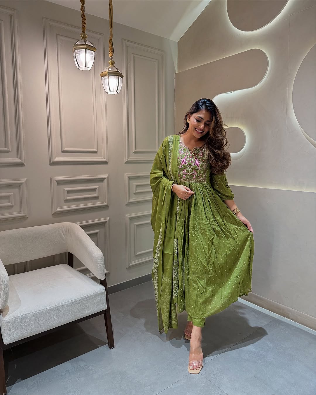 β¨ New Launch β Elegant Anarkali Kurta Set β¨