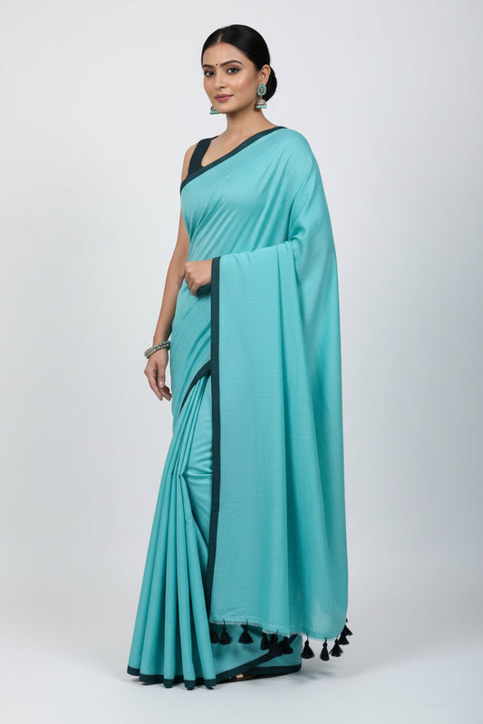 Summer Comfortable Mal Cotton Saree with Blouse Piece