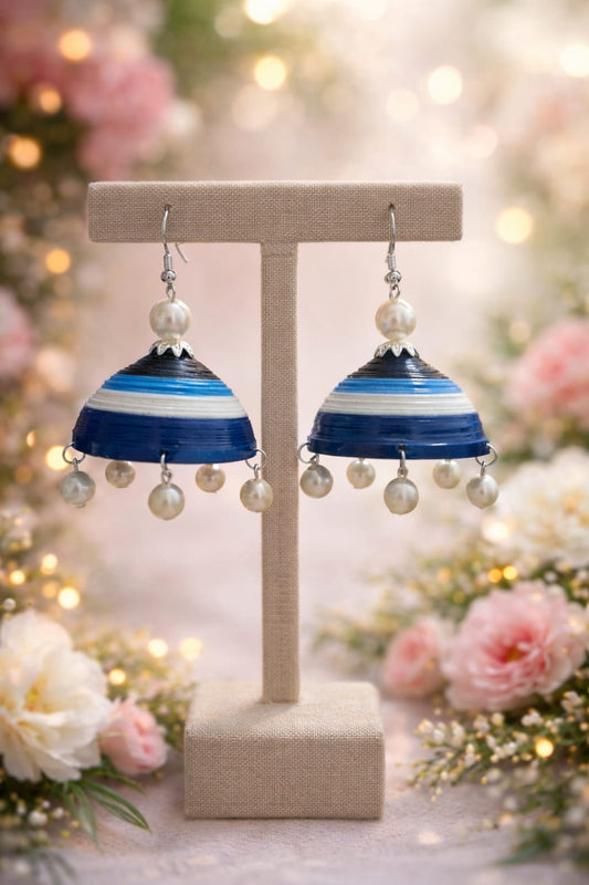 Evil Eye Handmade Jhumka Earrings