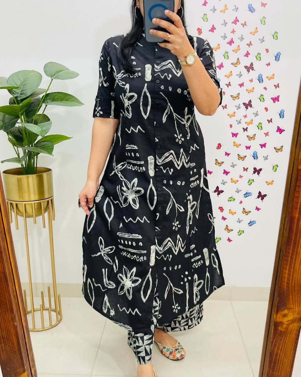 🌸✨ NEW LAUNCH – Premium Floral Cotton Kurti Pant Set ✨🌸