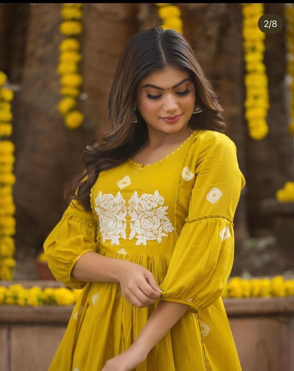 Bandhej Discharge Print Cotton Kurta Pant Set – Elegant & Comfortable