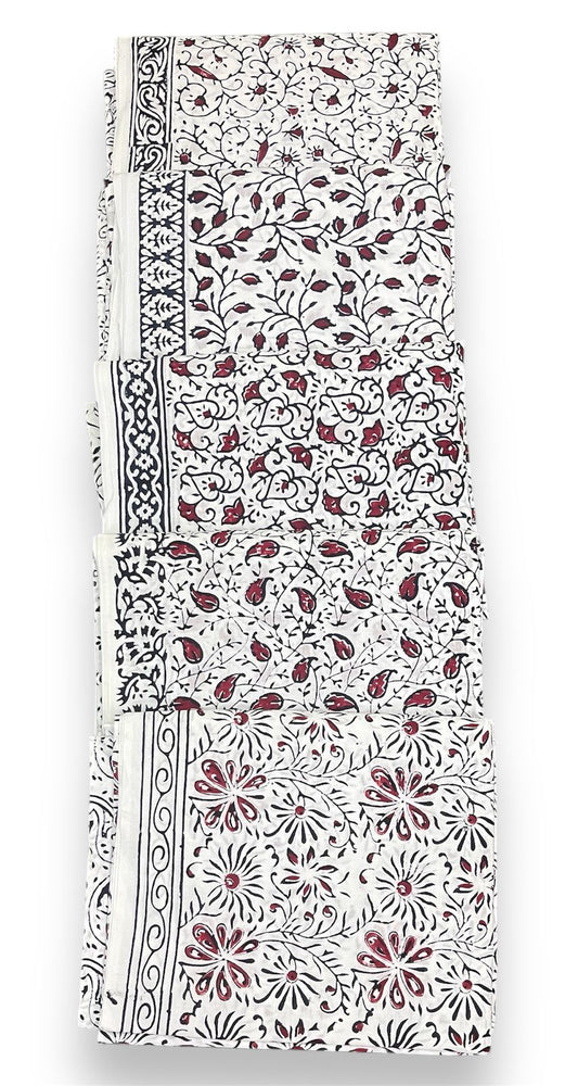 🆕 Newly Launched – Hand Block Print Pure Cotton Dress Material 🌿