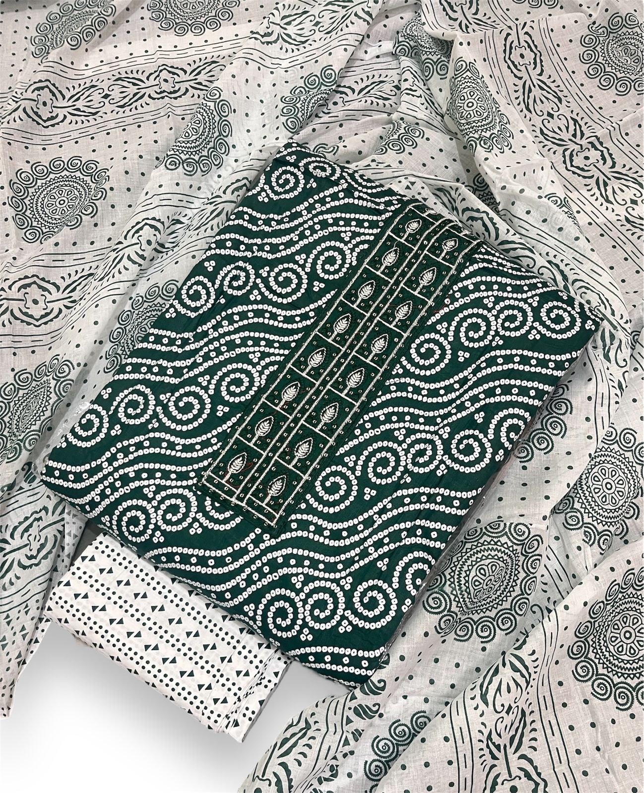 🆕 Newly Launched – Cotton Dress Material with Elegant Neck Work - 2 ✨
