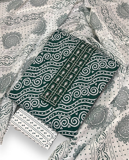 🆕 Newly Launched – Cotton Dress Material with Elegant Neck Work - 2 ✨
