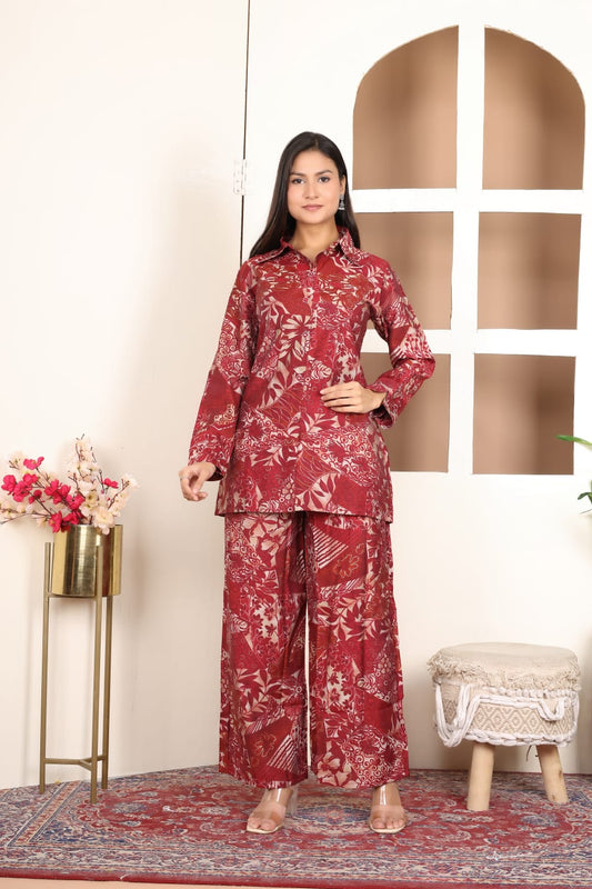 Festive Modal Chanderi Co-Ord Set 🌸✨