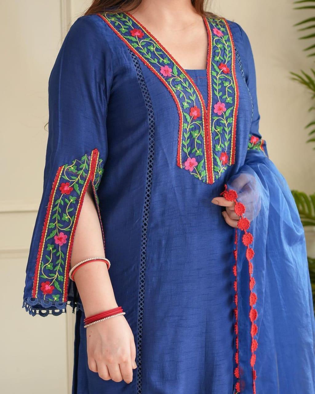 🌸 Handcrafted Elegance: Heavy Rayon Salab Ethnic Set with Dupatta 🌹🌹