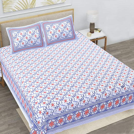 🛏️ Premium 93×108 Texture King Size Bedsheet Set – Soft & Stylish