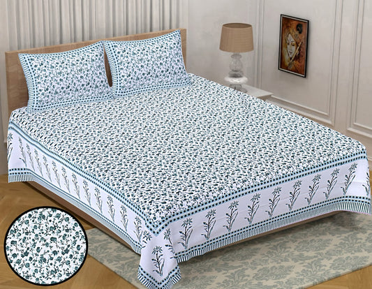🛏️ Premium 93×108 Texture King Size Bedsheet Set – Soft & Stylish