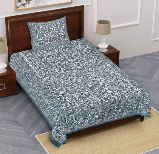 🛌 Euro 60x90 Bedsheet Set (1+1) – Soft Autoloom Cotton Viscose