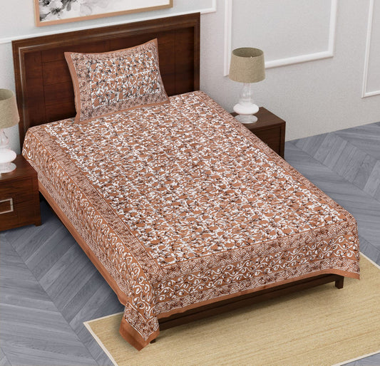 🛌 Euro 60x90 Bedsheet Set (1+1) – Soft Autoloom Cotton Viscose