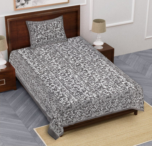 🛌 Euro 60x90 Bedsheet Set (1+1) – Soft Autoloom Cotton Viscose