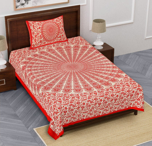 🛌 Euro 60x90 Bedsheet Set (1+1) – Soft Autoloom Cotton Viscose