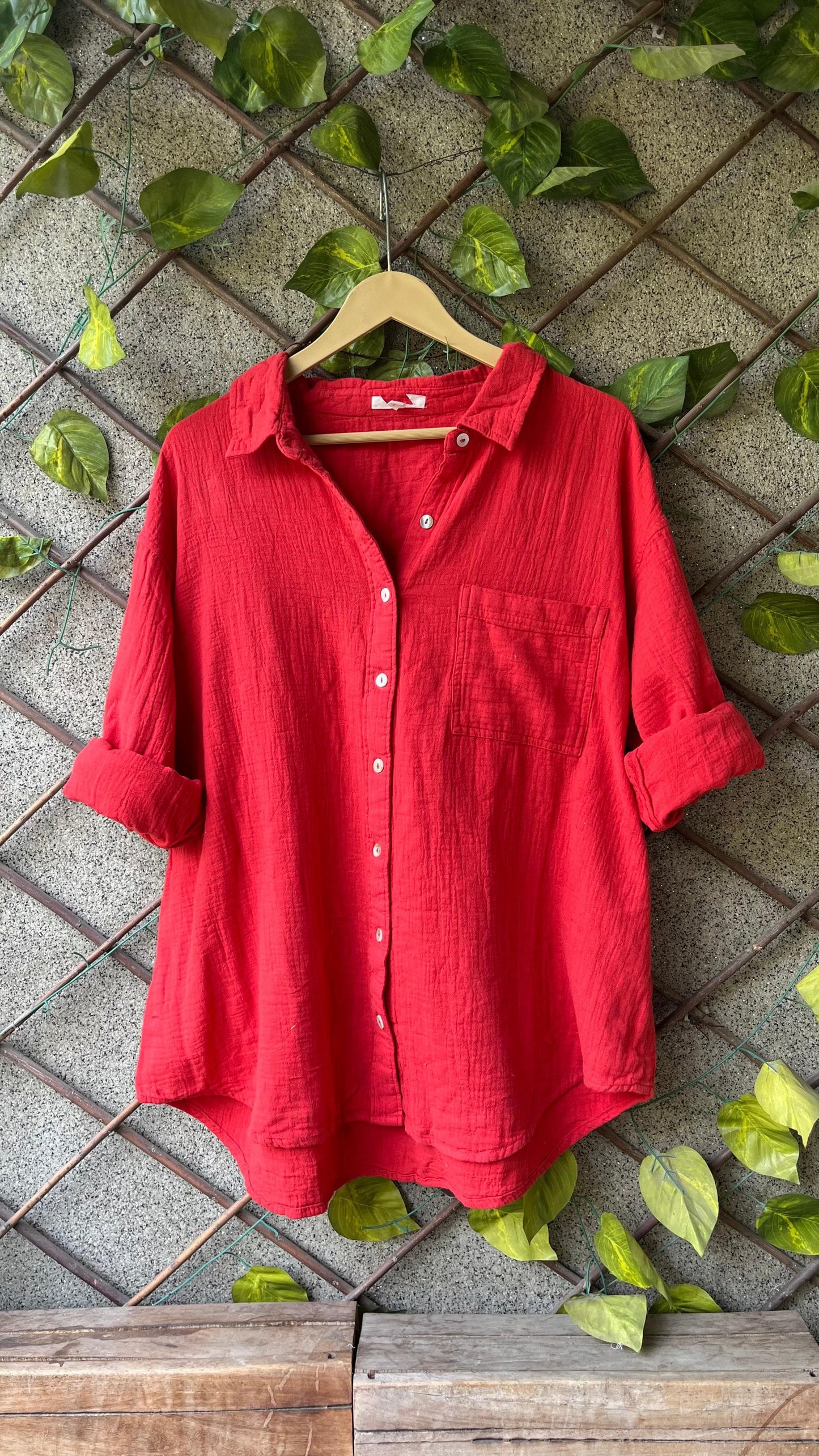 🌿 Baggy Mulmul Cotton Shirts – Breezy, Bold & Beautiful 💫