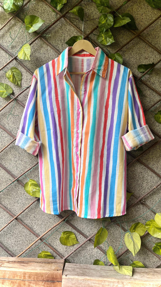 Striped Cotton Shirts 🌈