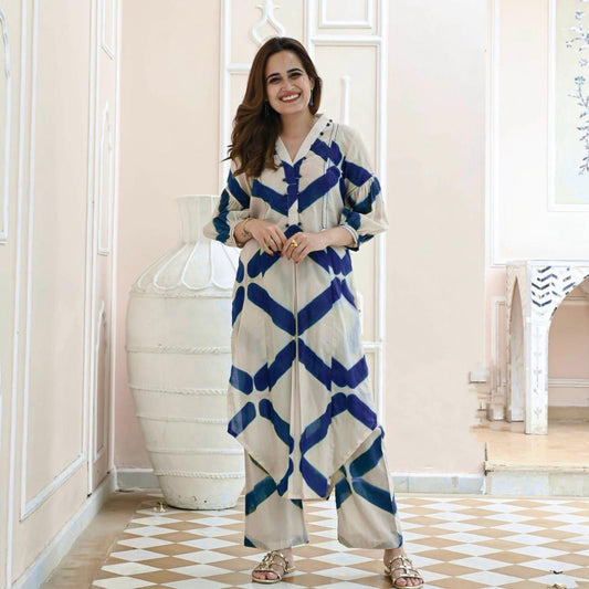 Isha Clamp Printed Cotton Co-ord Set