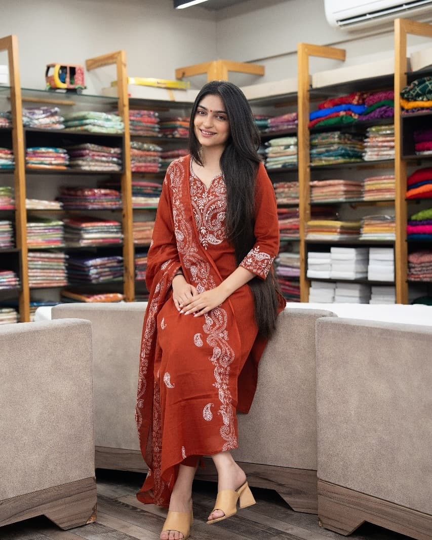 Magic Ethnic Heavy Cotton Suit Set