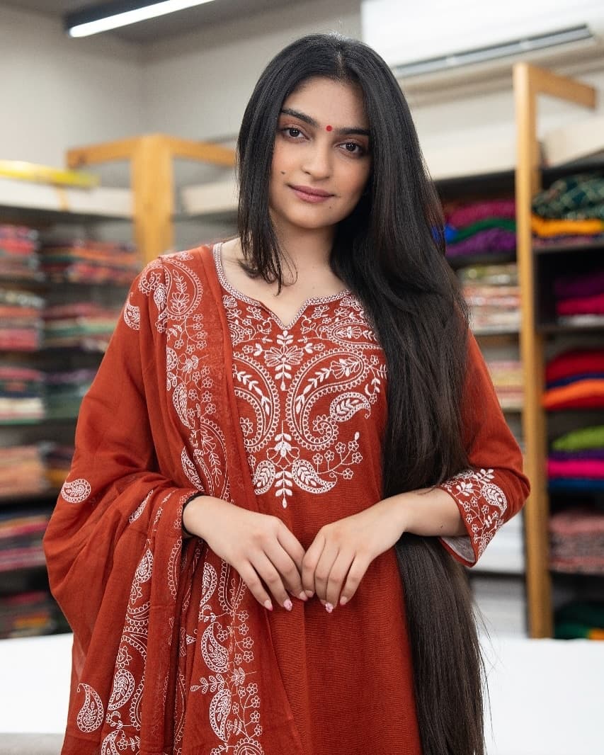 Magic Ethnic Heavy Cotton Suit Set