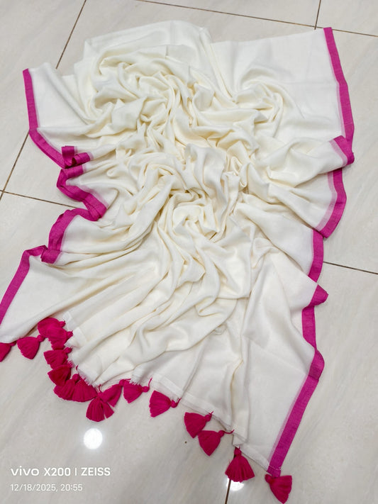 Summer Comfortable Mal Cotton Saree with Blouse Piece