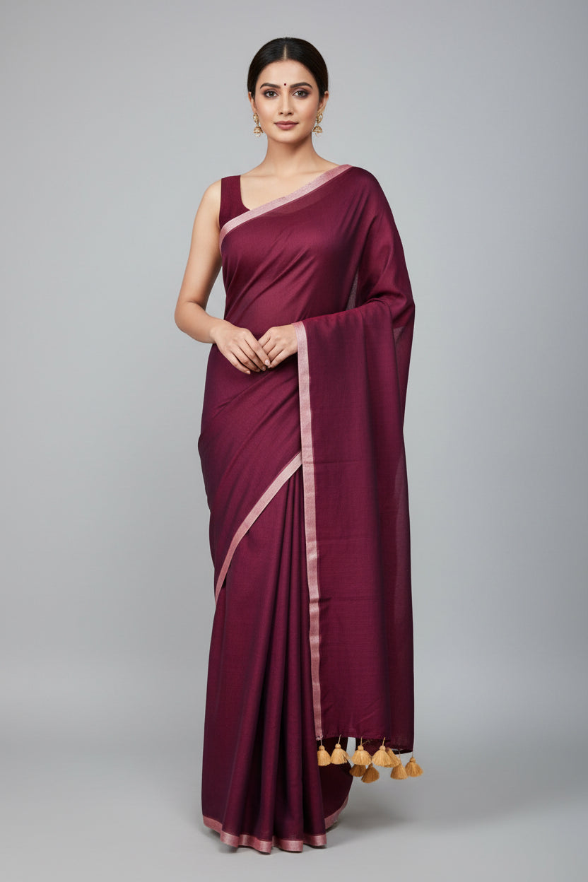 Summer Comfortable Mal Cotton Saree with Blouse Piece