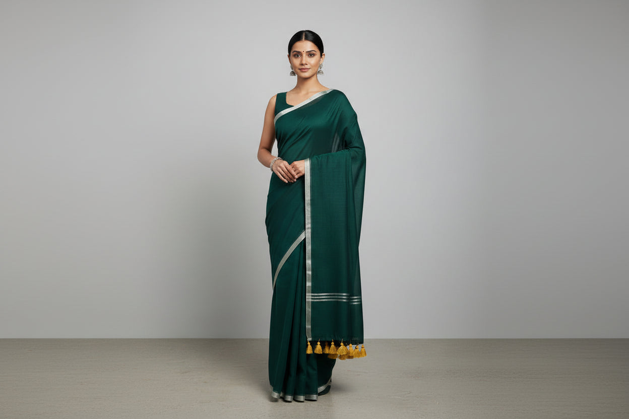 Summer Comfortable Mal Cotton Saree with Blouse Piece