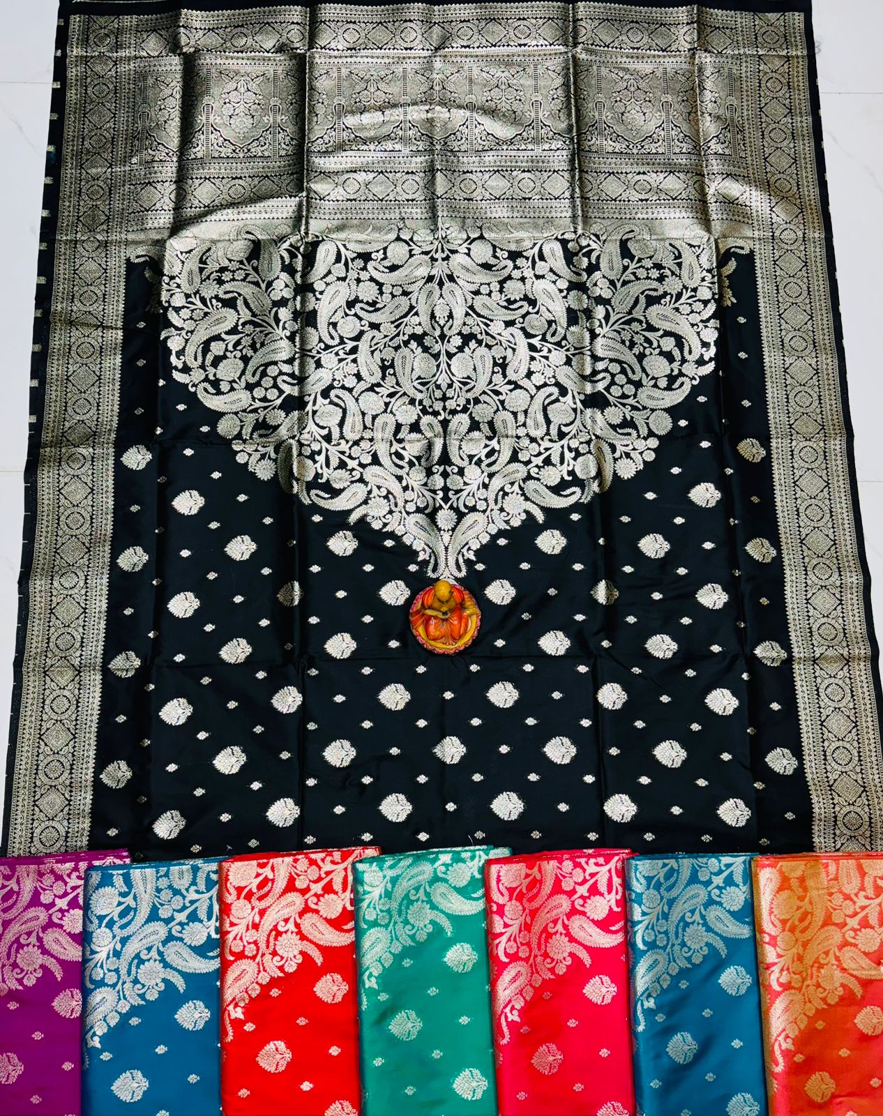 Taanvis Collections Exclusive Katan Silk Saree