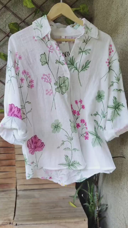 Flutter & Fly Butterfly Cotton Shirt